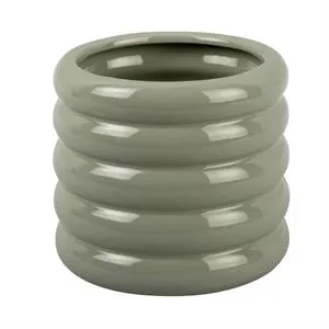 Present Time Plant Pot Bobbly Glazed Large Ceramic